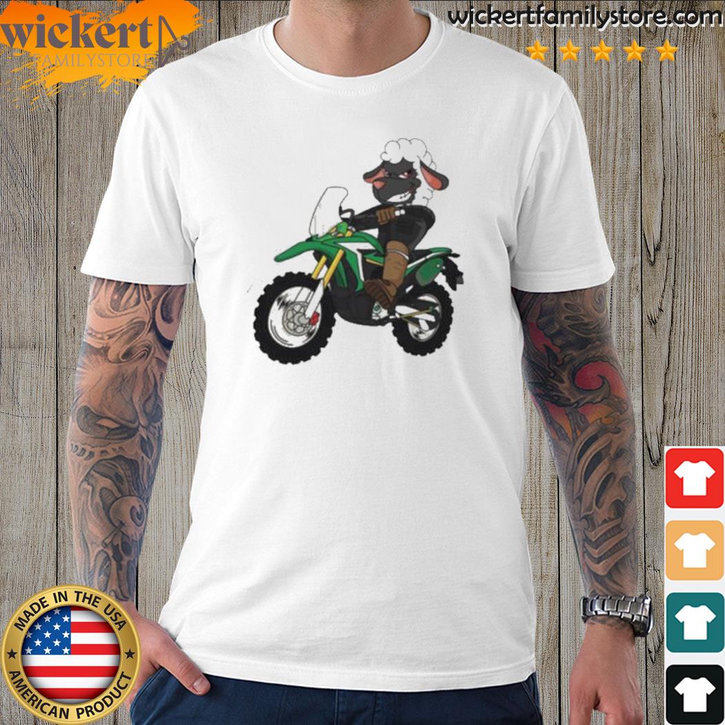 Official sheep Biker Funny Art Shirt