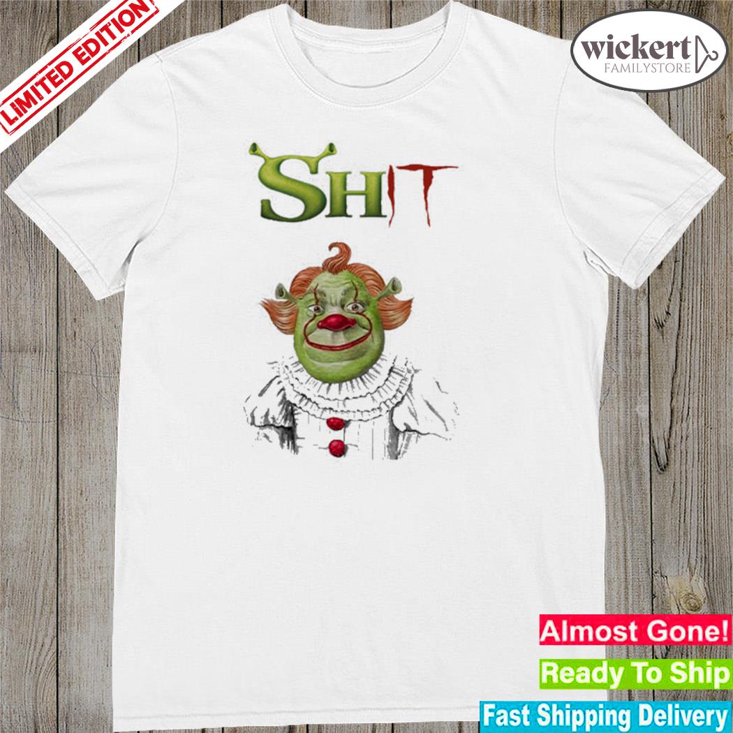 Official shit Shrek X IT Pennywise T-Shirt