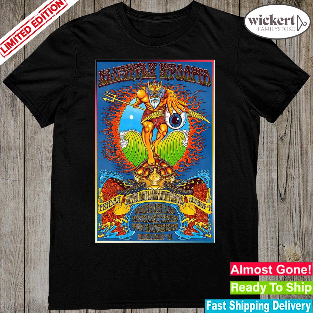 Official slightly stoopid and sublime with rome tour Virginia beach va aug 4 2023 poster shirt
