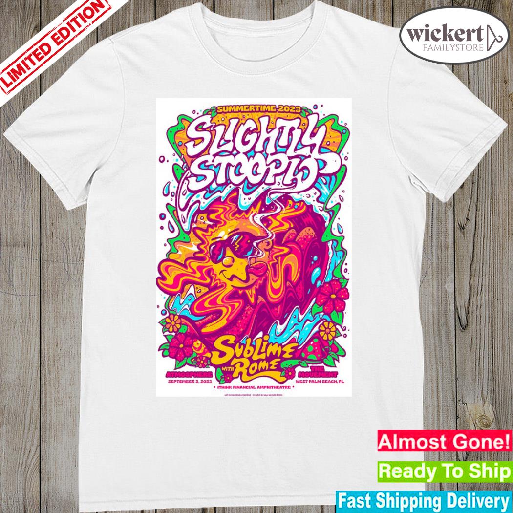 Official slightly stoopid the movement Florida event 09.03.23 poster shirt