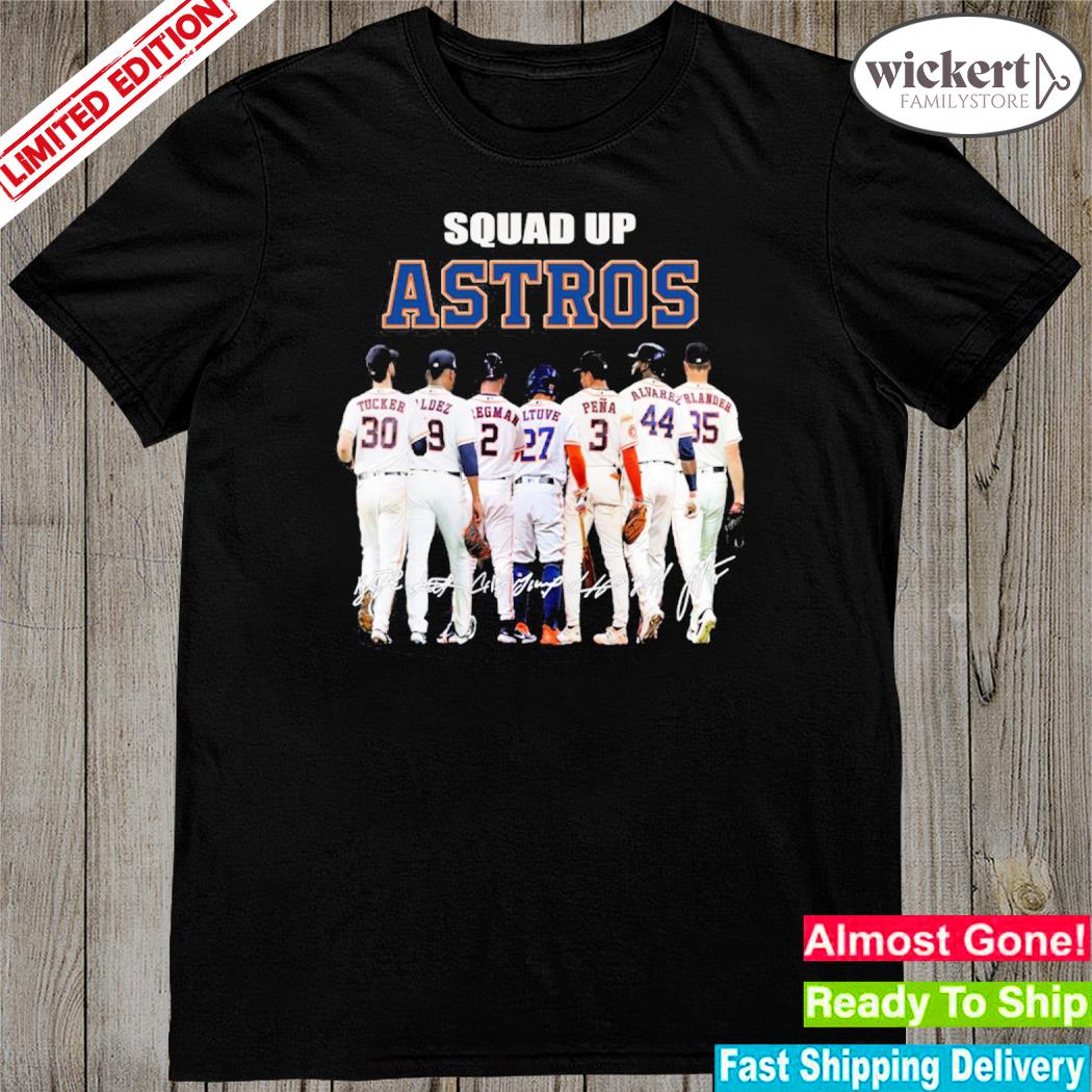 Official squad Up Astros Signature T-Shirt