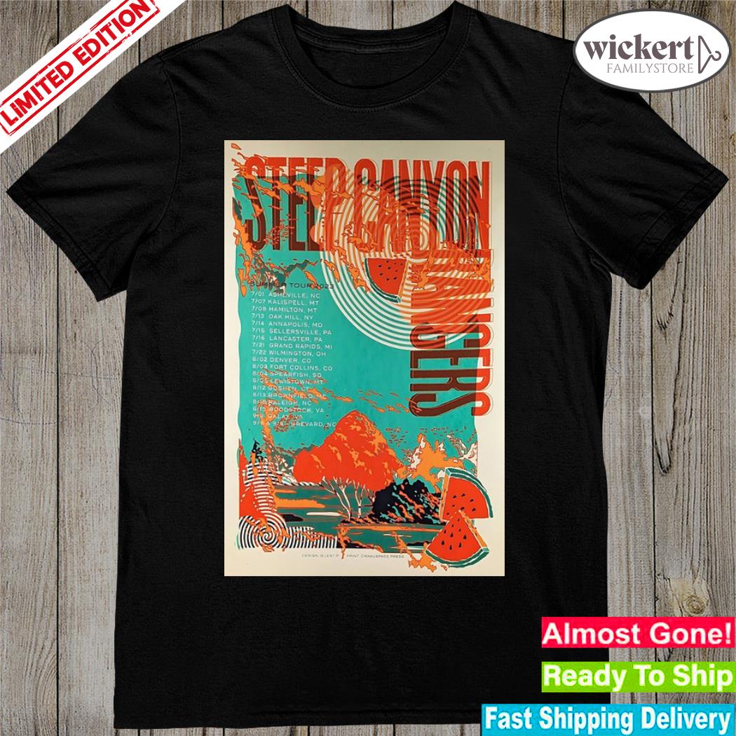 Official steep canyon rangers band 2023 summer tour shirt