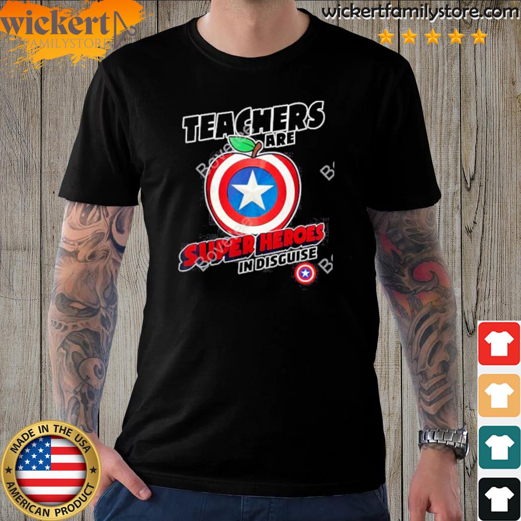 Official teachers Are Super Heroes In Disguise T Shirt