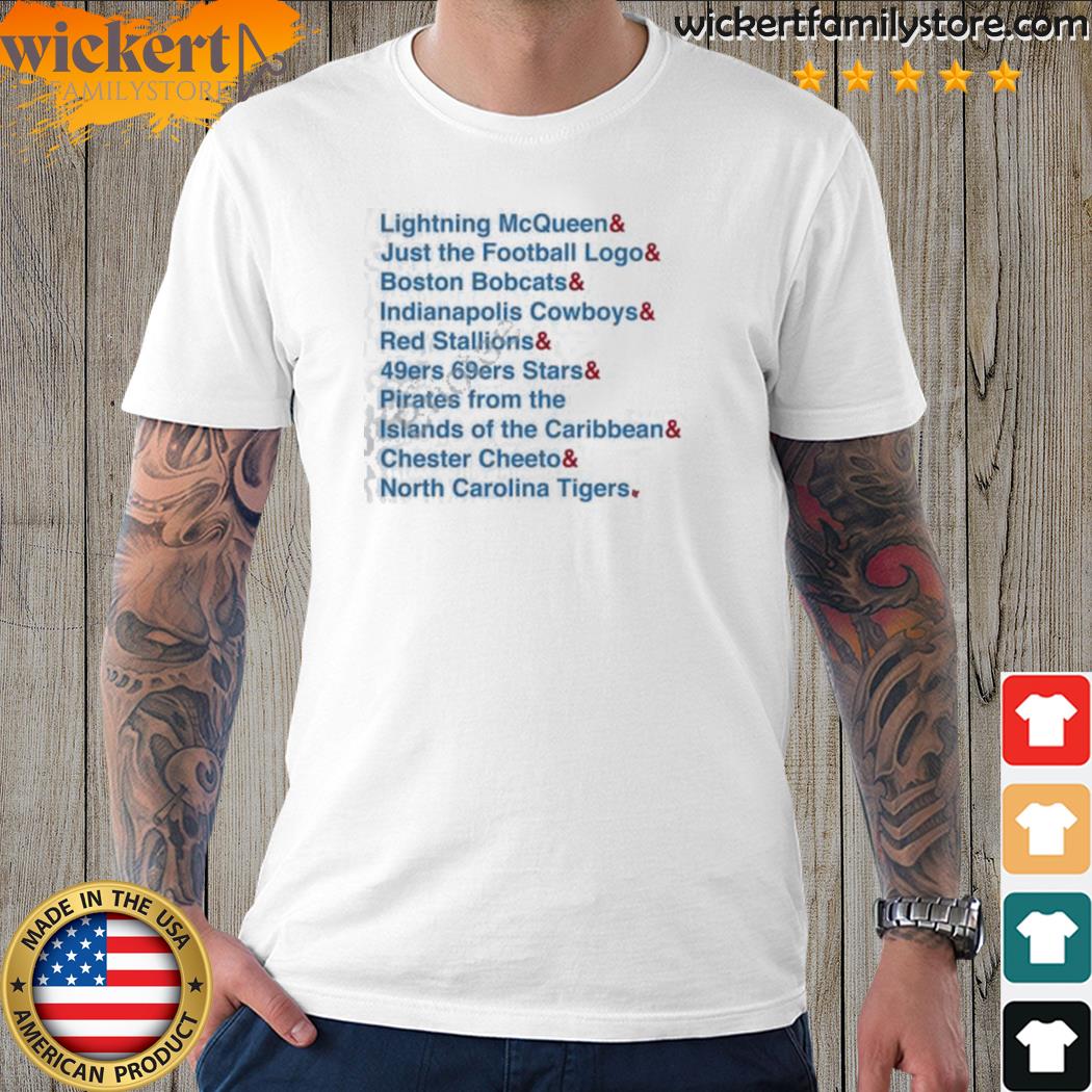 Official tennessee schedule shirt