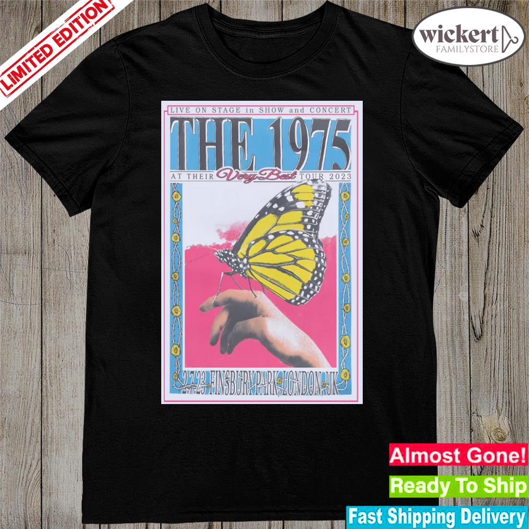 Official the 1975 july 2 2023 finsbury park london uk poster shirt