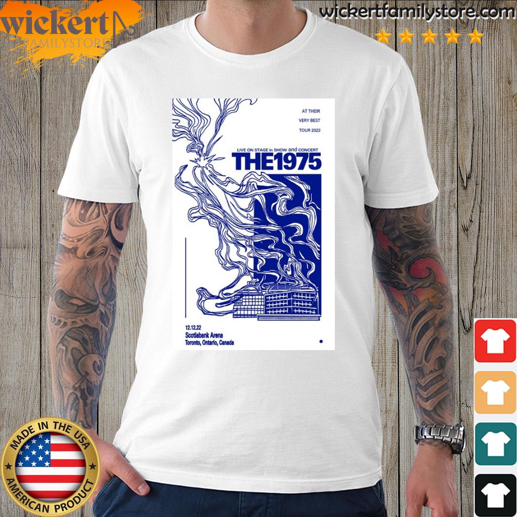 Official the 1975 toronto on tour 2022 poster shirt