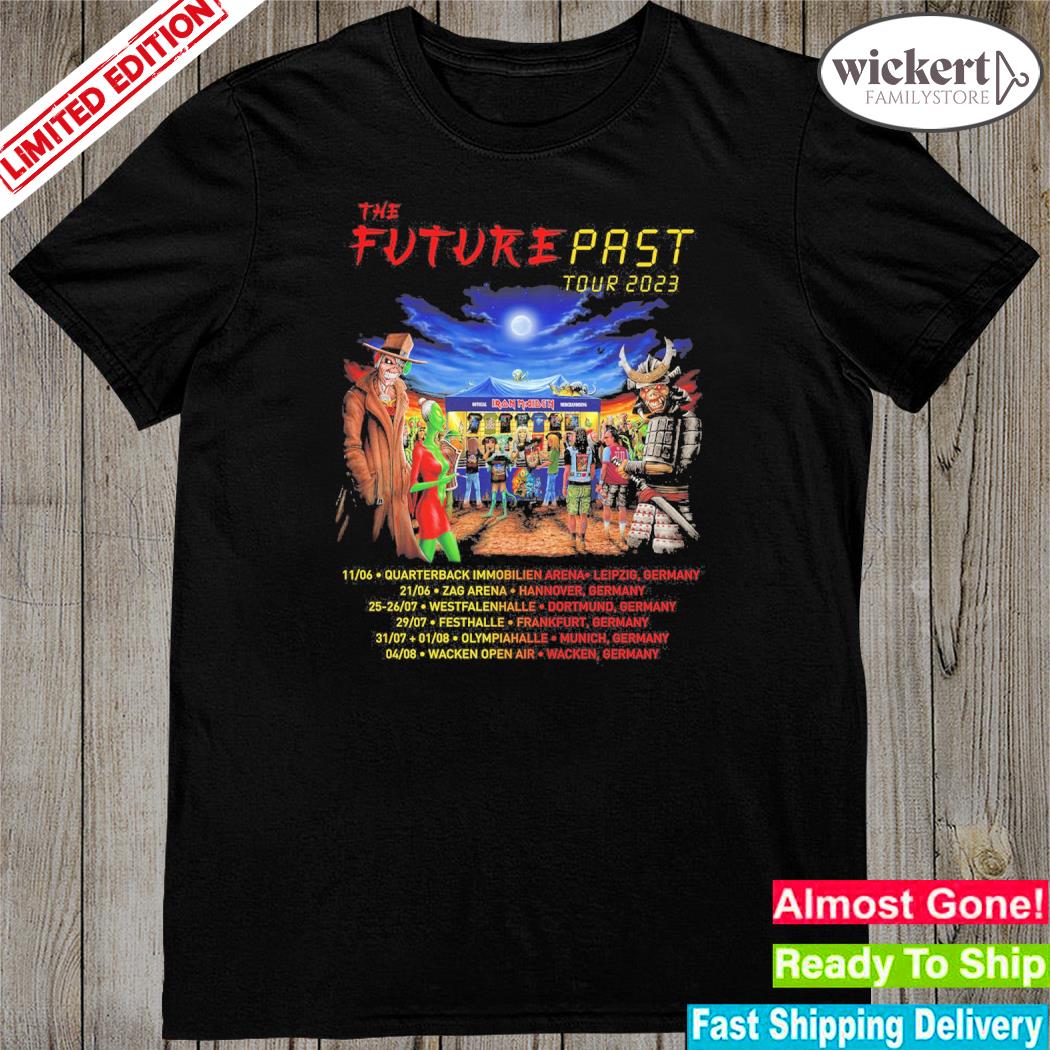 Official the future past 2023 tour Germany logo shirt