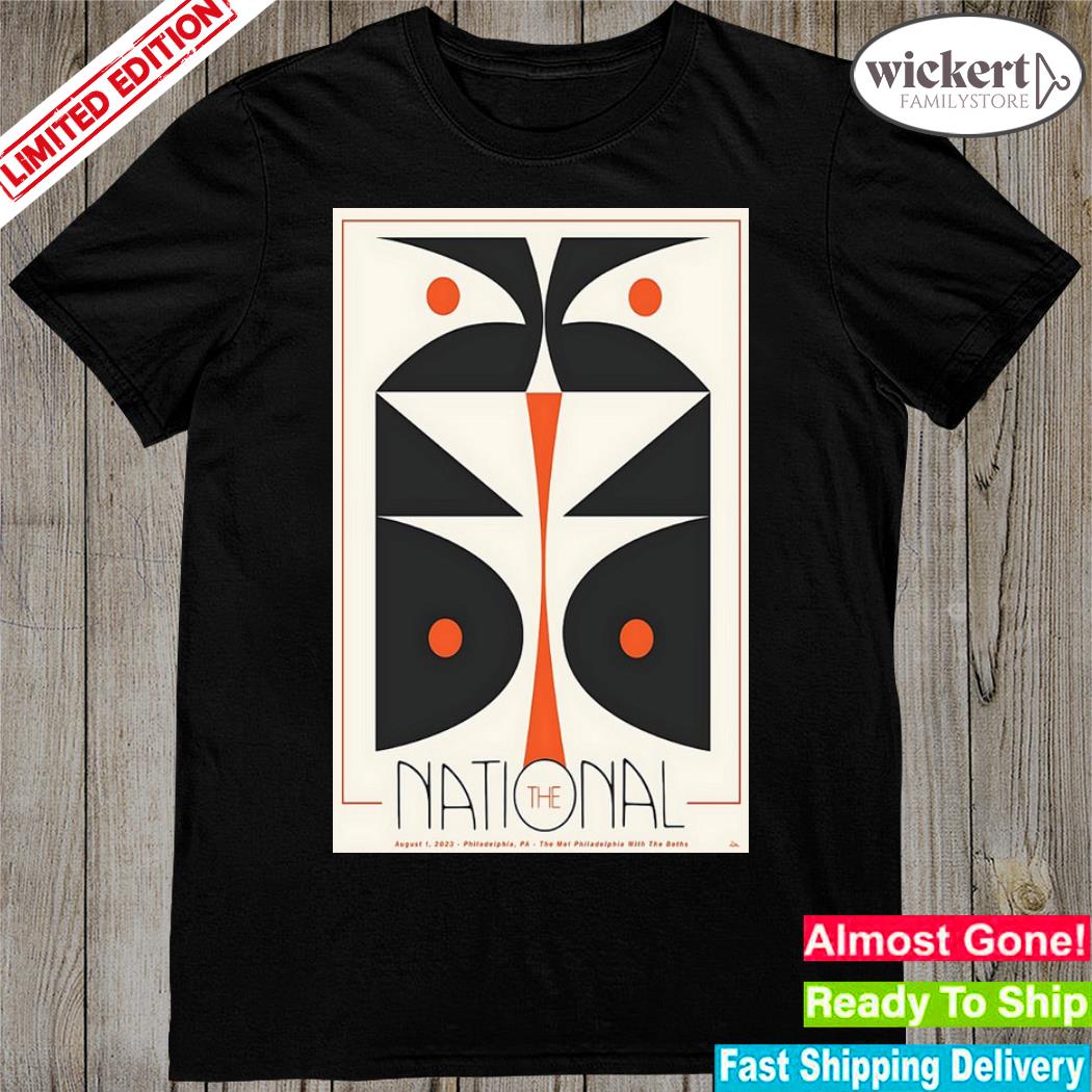 Official the national 1 august event philadelphia poster shirt