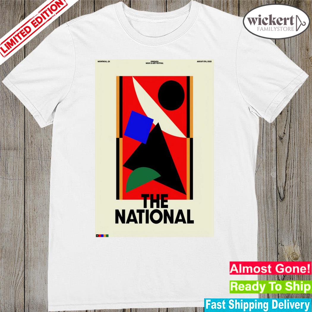 Official the national parc jeandrapeau montreal ca august 05 2023 poster shirt