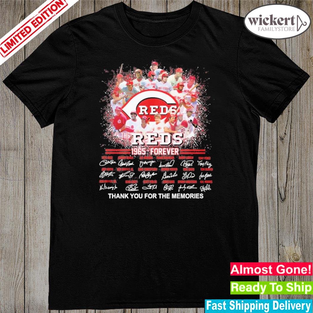 Official the reds 1965 forever thank you for the memories shirt