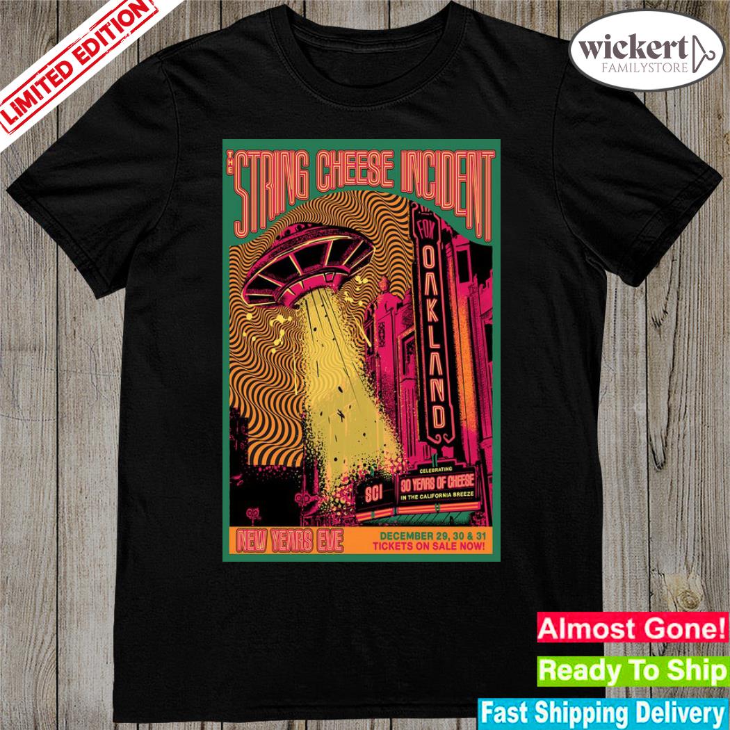 Official the String Cheese Incident Dec 29-30-31, 2023 California Event Poster shirt
