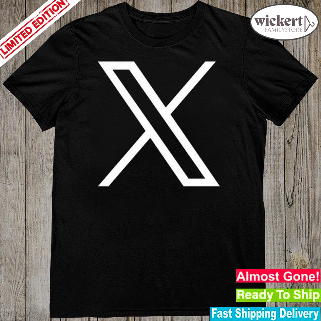 Official twitter x logo t-shirt