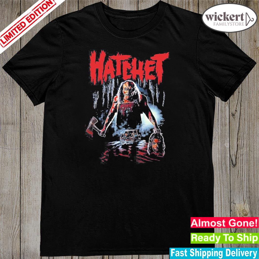 Official victor crowley hatchet face horror halloween shirt