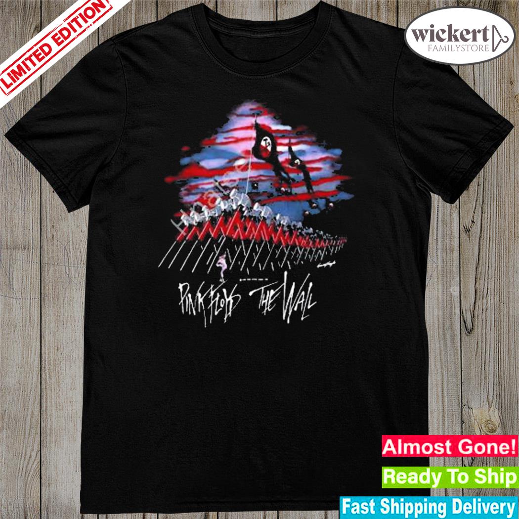 Official vintage 1982 Pink Floyd the wall tour art design t-shirt