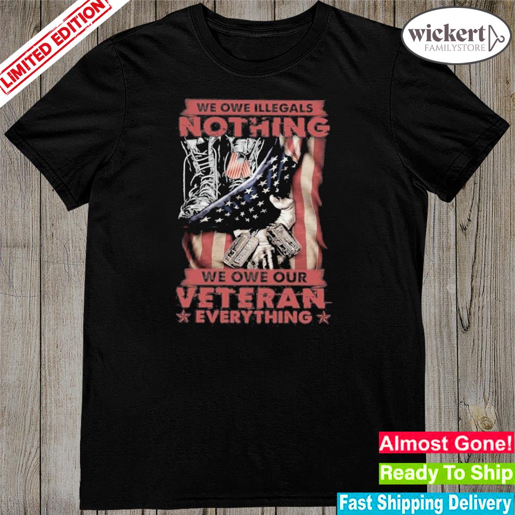 Official we Owe Our Veteran Everything Memorial Day Classic T-Shirt
