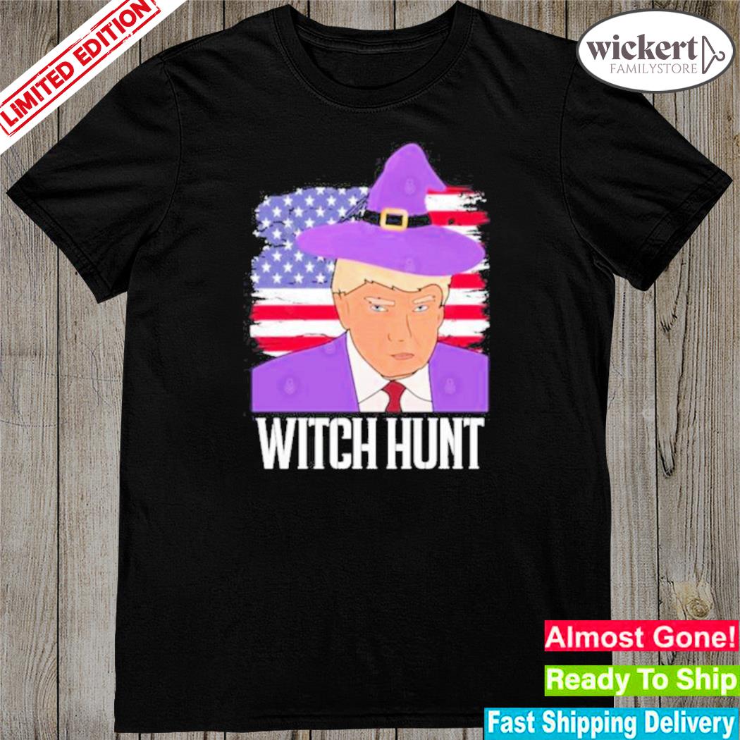 Official witch hunt Trump shot halloween shirt