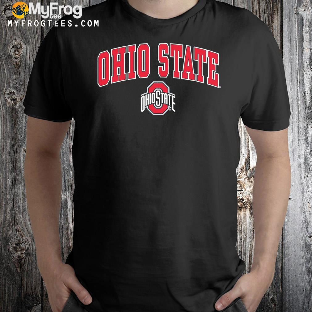 Ohio state buckeyes arch over logo shirt