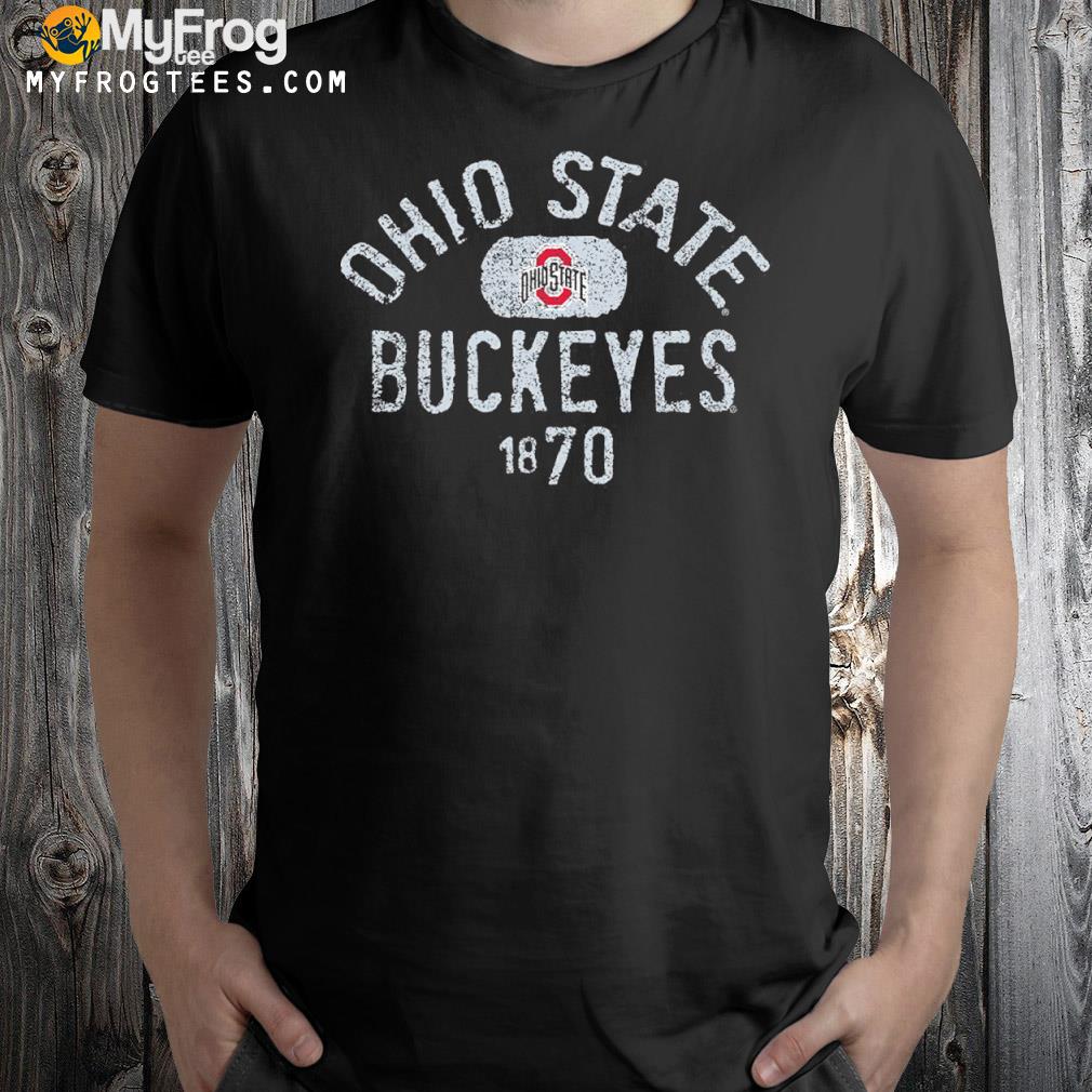 Ohio state buckeyes vintage 1870 black shirt
