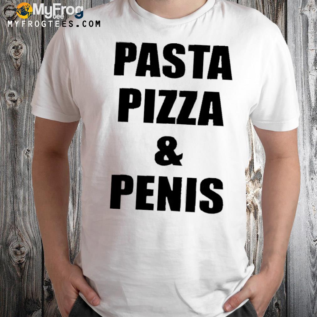 Pasta pizza and penis zip shirt
