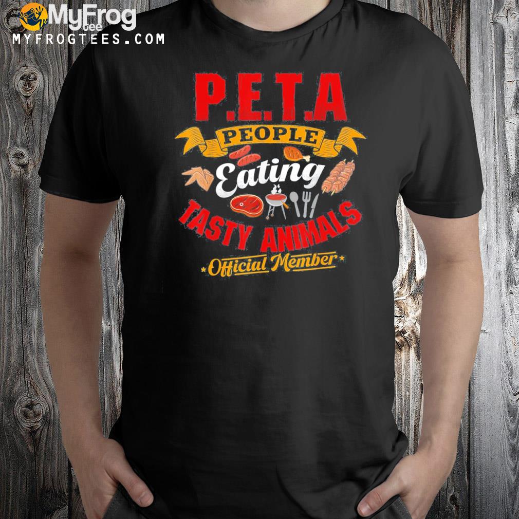 PETA People Eating Tasty Animals Anti Vegetarian Tee Shirt