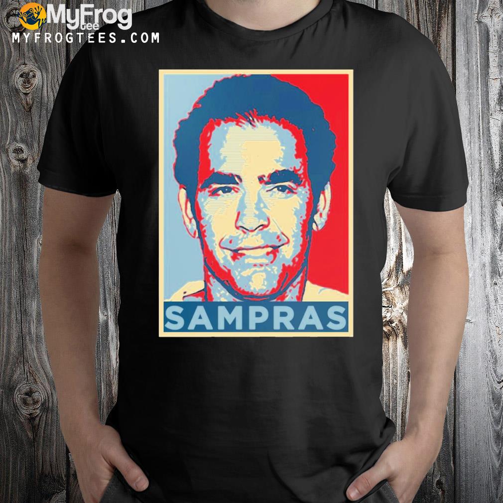 Pete sampras digital graphic tennis pro shirt