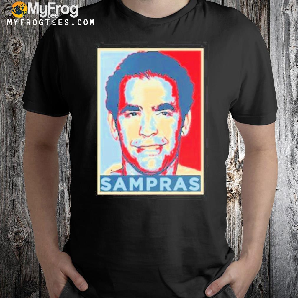 Pete sampras digital graphic tennis pro t-shirt