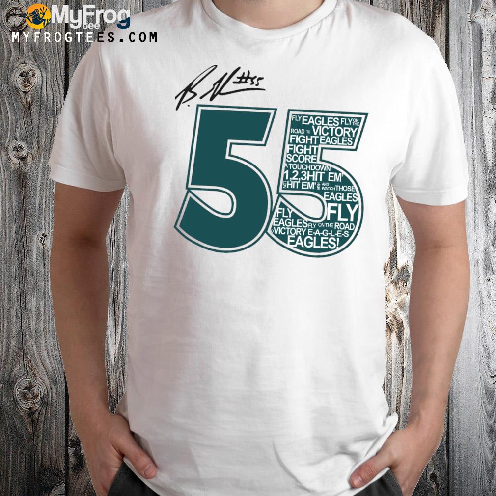 Philadelphia eagles radiothon 55 signature t-shirt