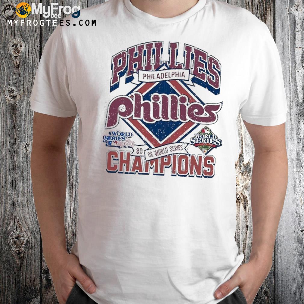 Philles baseball 90s philadelphia champions 08 world series shirt