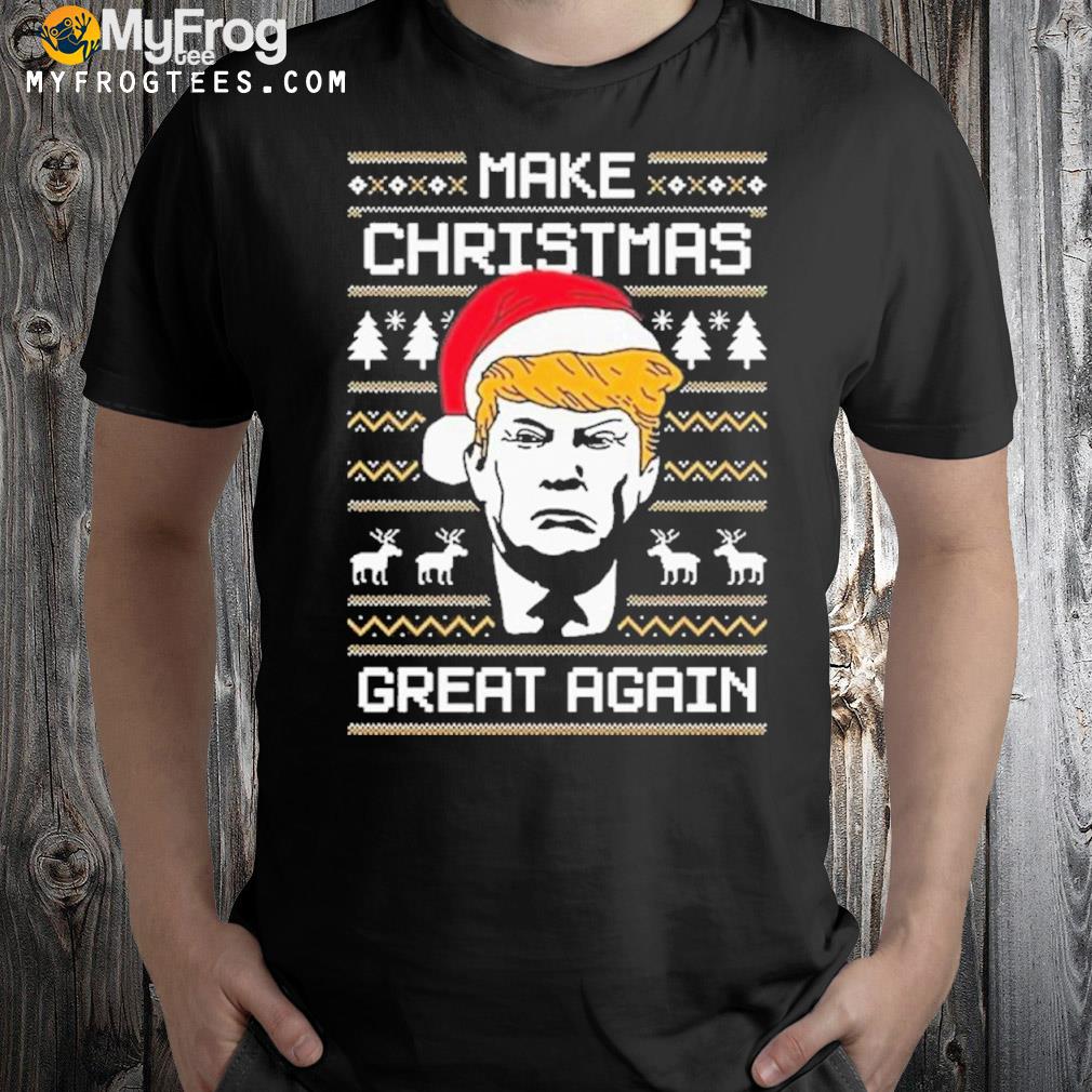 President Donald Trump Make Christmas Great Again Ugly Christmas 2022 Sweater