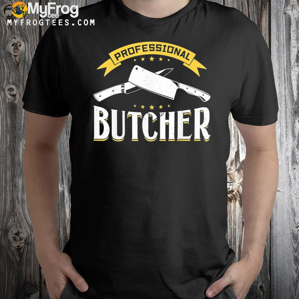 Professional butcher meat cutter shirt