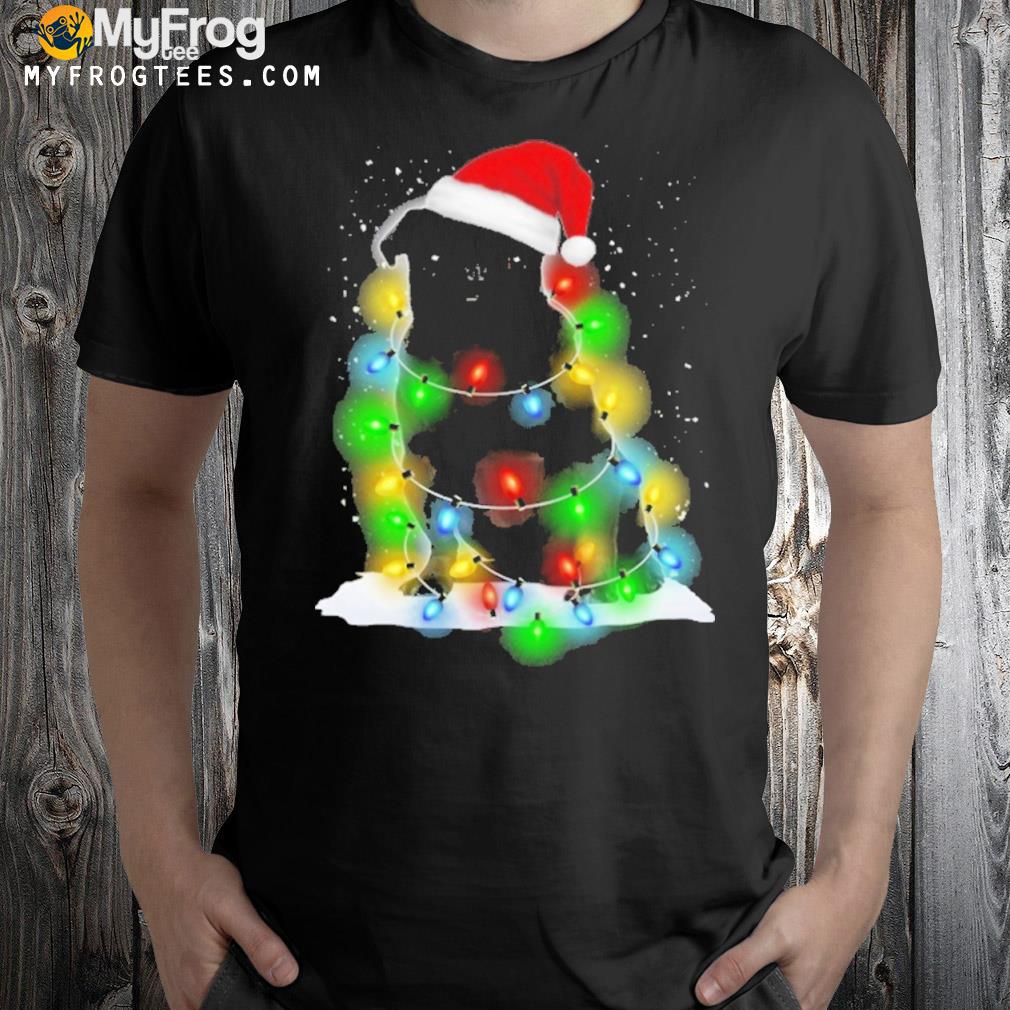 Pug xmas santa merry Christmas shirt