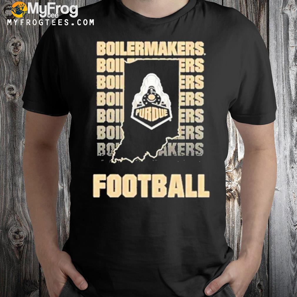 Purdue Football Wordmark Repeat Shirt