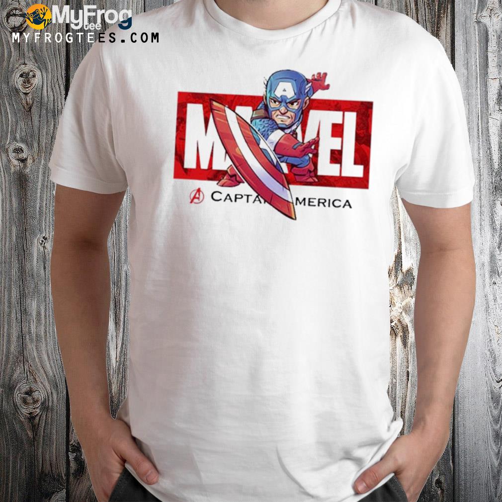 Red Captain America T-Shirt