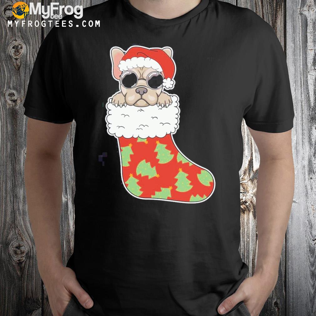 Red Sock Christmas Dog Christmas T-Shirt