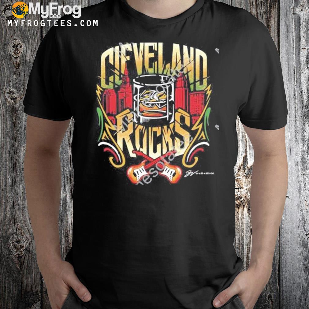 Rock N Roll Cleveland Whiskey Shirt