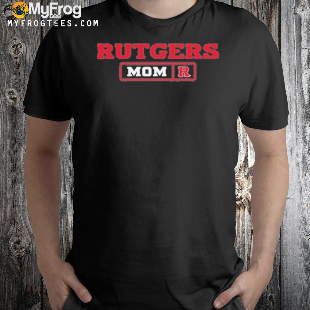 Rutgers merch scarlet mom t-shirt
