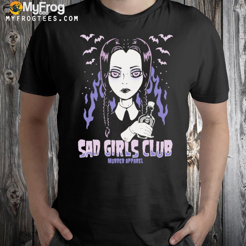 Sad girls club murder apparel Addams family t-shirt
