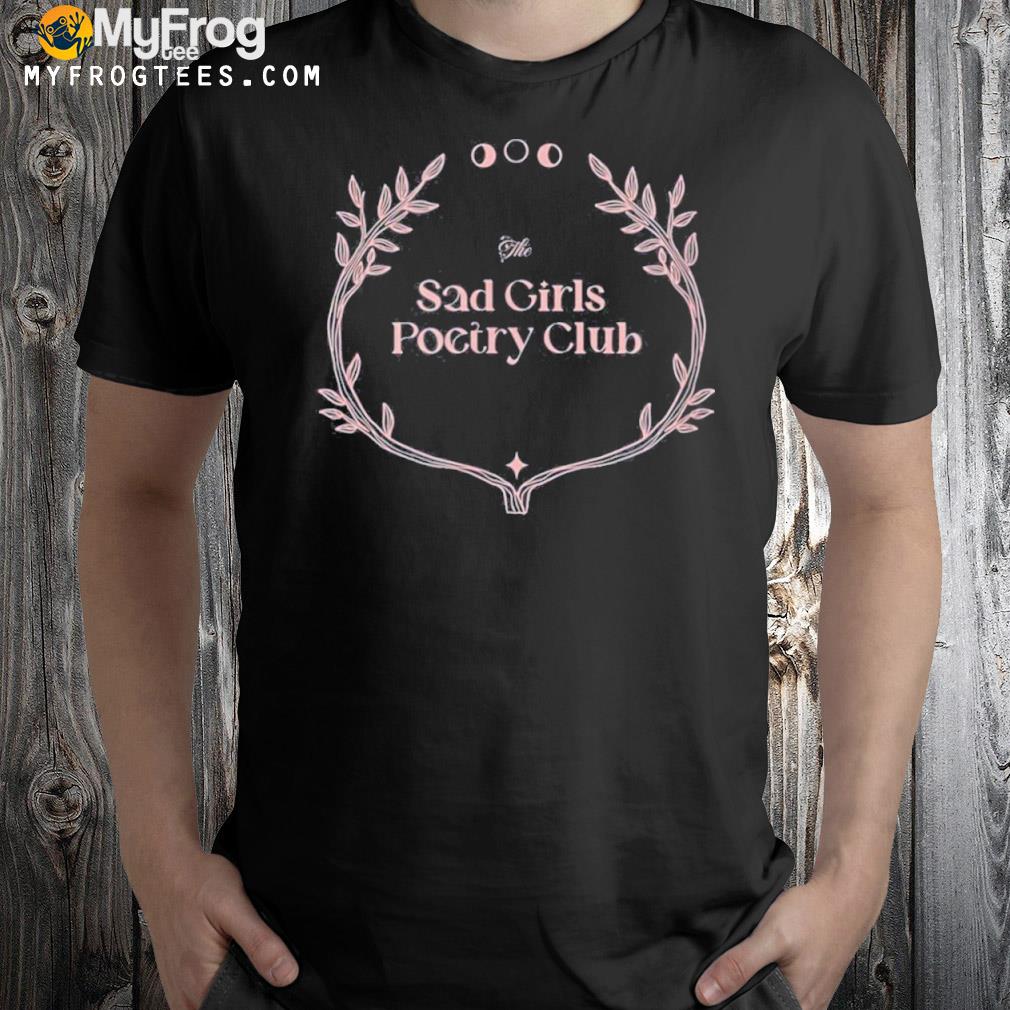 Sad girls poetry club emo writers moon phases poem shirt