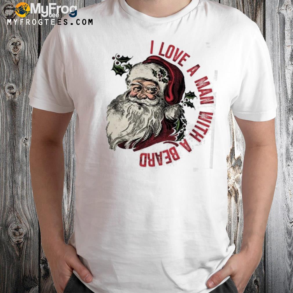 Santa Beard, Cute Christmas Tee Shirt