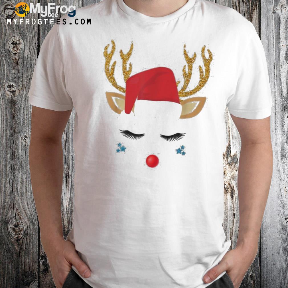 Santa reindeer costume idea Christmas shirt