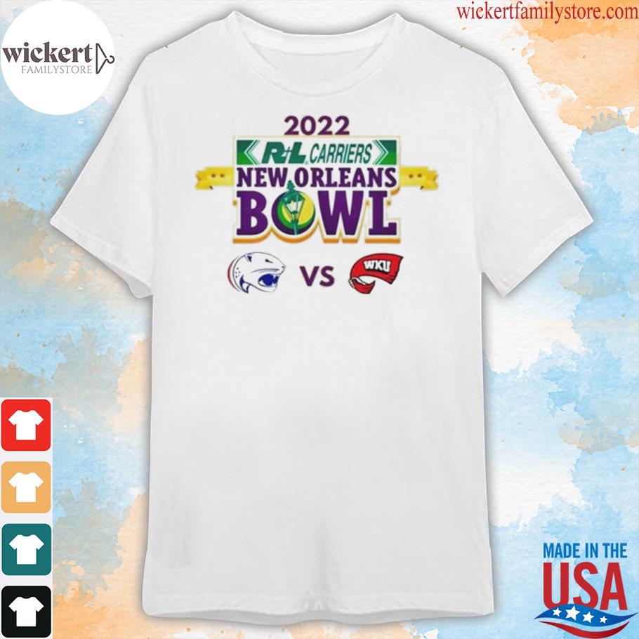 South Alabama Vs Western Kentucky 2022 Rl Carriers New Orleans Bowl Shirt
