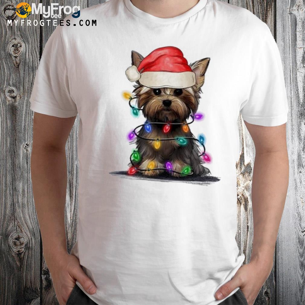 Terrier Christmas dog shirt