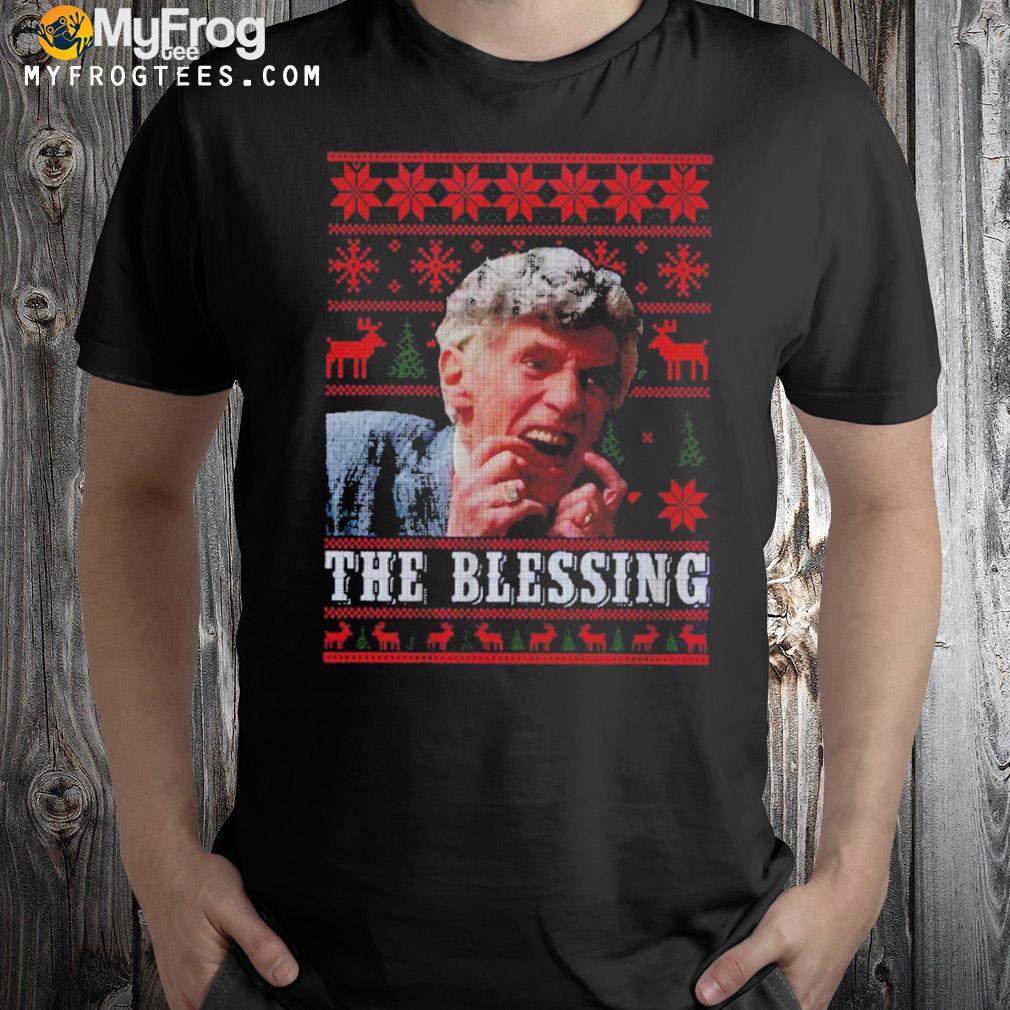 The blessing uncle lewis funny Ugly Christmas sweatshirt