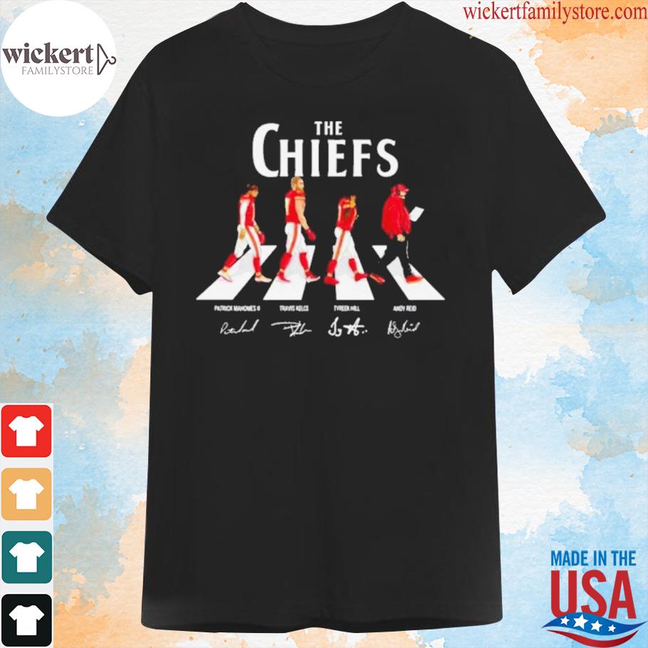 The Kansas City Chiefs Abbey Road 2022 Signatures 2022 Shirt