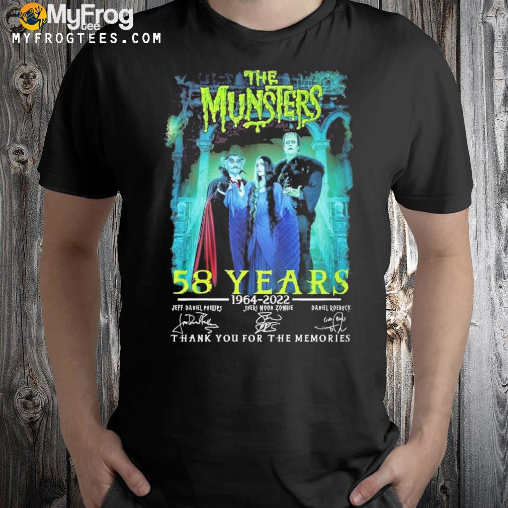 The Munsters 598 Years 1946-2022 Thank You For The Memories Shirt