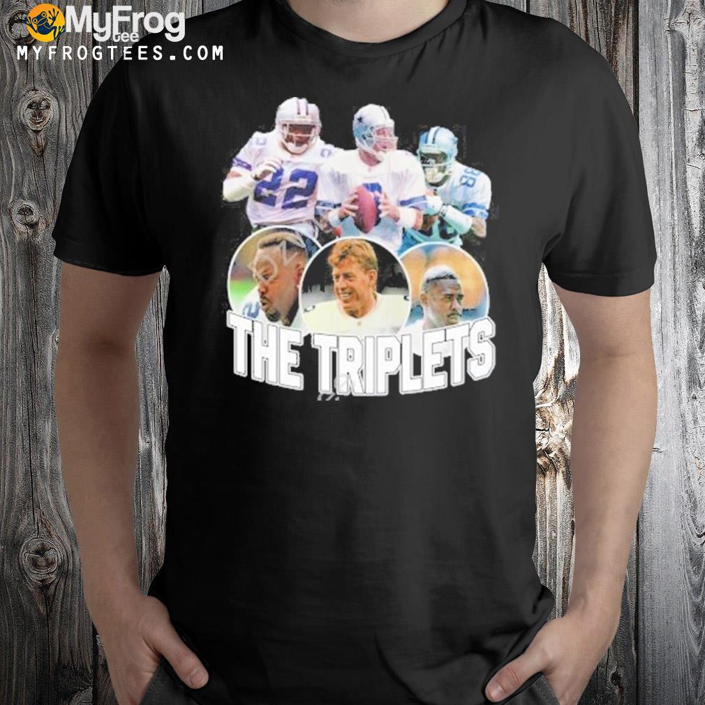 The triplets emmitt smith troy aikman and michael irvin shirt