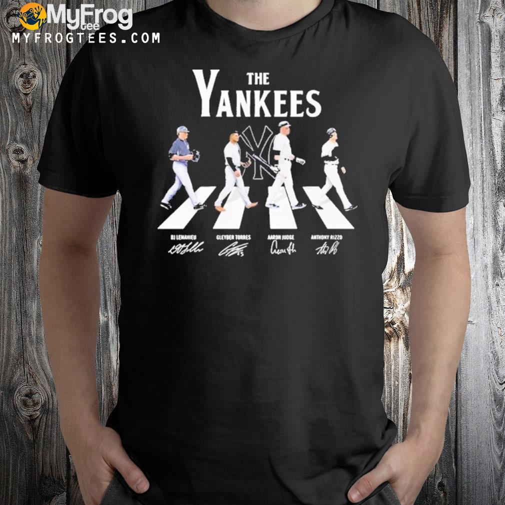 The Yankees Abbey Road 2022 Alcs Postseason Signatures Shirt