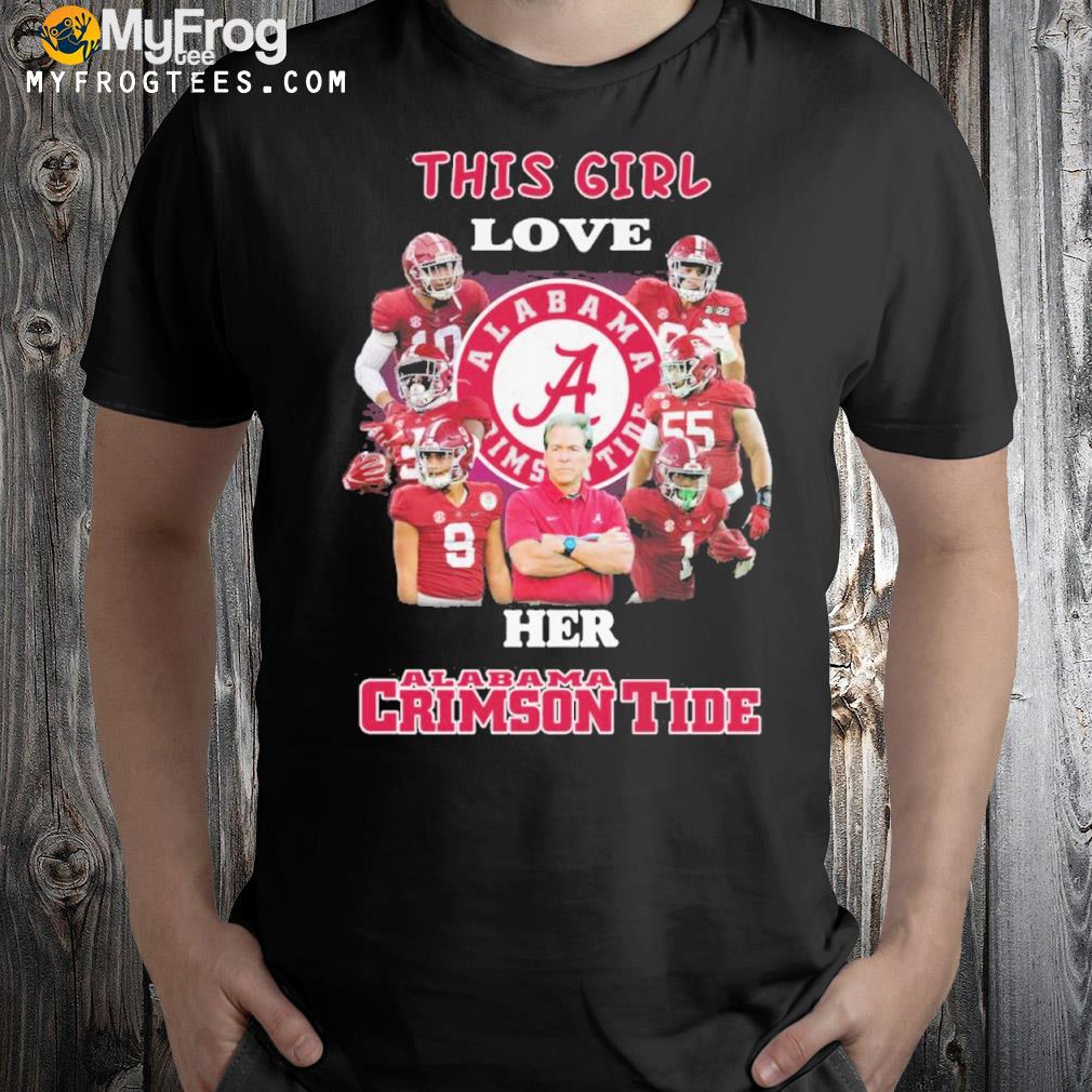 This girl love Alabama crime tide her Alabama crimson tide shirt