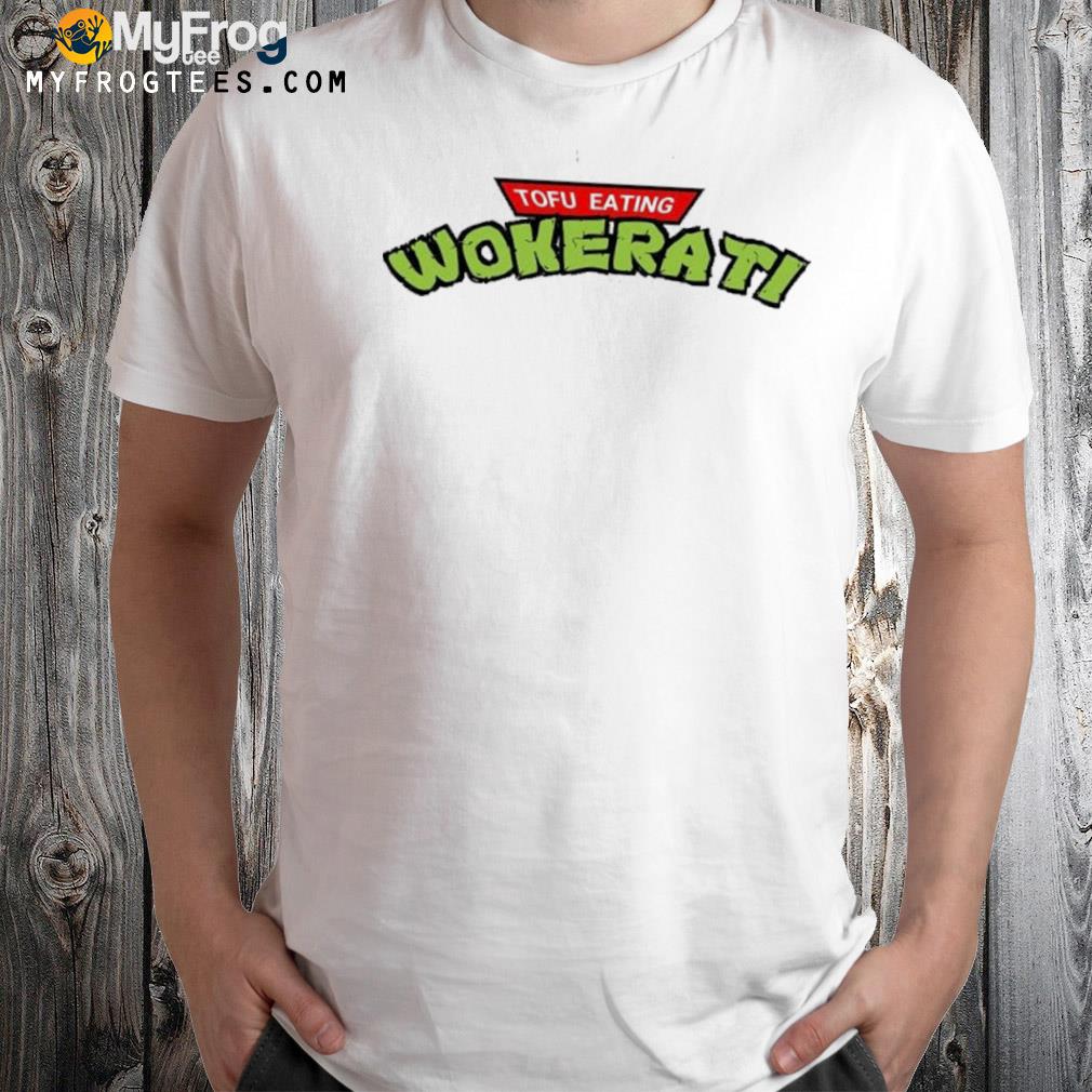 Tofu eating wokeratI logo shirt