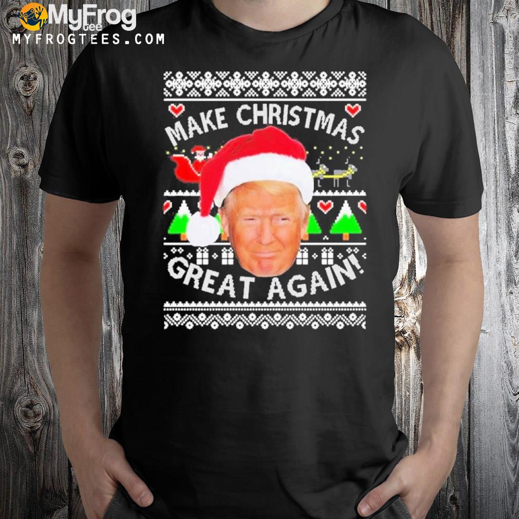 Trump Make Christmas Great Again Crewneck Xmas Sweatshirt Ugly Christmas 2022 Sweater